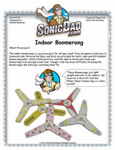 SUPERANG Indoor Boomerang – New Age, Ambidextrous, Fun For Boredom Busters